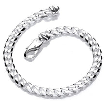 Load image into Gallery viewer, Sterling Silver Curb Chain Bracelet - Pobjoy Diamonds