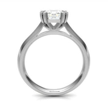 Load image into Gallery viewer, 18K Gold 1.00 Carat Cushion Cut Diamond Engagement Ring - F/VS1 - Pobjoy Diamonds
