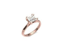 Load image into Gallery viewer, 18K Gold 1.00 Carat Cushion Cut Diamond Engagement Ring - F/VS1 - Pobjoy Diamonds