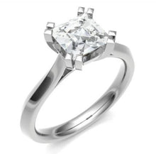 Load image into Gallery viewer, 18K Gold 1.00 Carat Cushion Cut Diamond Engagement Ring - F/VS1 - Pobjoy Diamonds