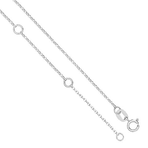 18K White Gold 1.35 Carat Diamond Heart Pendant Necklace - Pobjoy Diamonds