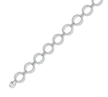 Load image into Gallery viewer, 9K White Gold Hoops &amp; Diamond Bracelet 1.20 Carats