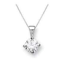 Load image into Gallery viewer, 18K Gold Lab Grown Diamond Pendant &amp; Neck Chain - 1.00 Carat D/VVS1