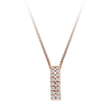 Load image into Gallery viewer, 18K Rose Gold 0.35 CTW Diamond Circle Pendant - Pobjoy Diamonds