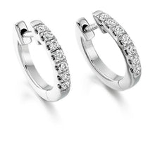 Load image into Gallery viewer, 18K Gold Round Brilliant Cut Diamond Earrings 0.25 CTW - Pobjoy Diamonds