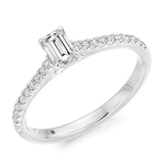 Diamond & Shoulders Ring F/VS1-Pobjoy