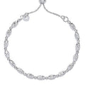 Sterling Silver Adjustable Textured Bead Friendship Bracelet - Pobjoy Diamonds