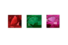 Load image into Gallery viewer, Platinum 4.00 Carat Lab Grown Diamond &amp; Sapphire Trilogy Ring - E/VS1 - Pobjoy Diamonds