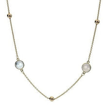 Load image into Gallery viewer, 9K Yellow Gold Chalcedony Moonstone &amp; Topaz Ladies Necklace - Pobjoy Diamonds