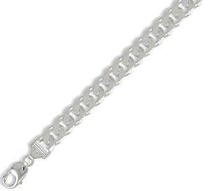 Sterling Silver Gents Curb Neck Chain - Pobjoy Diamonds