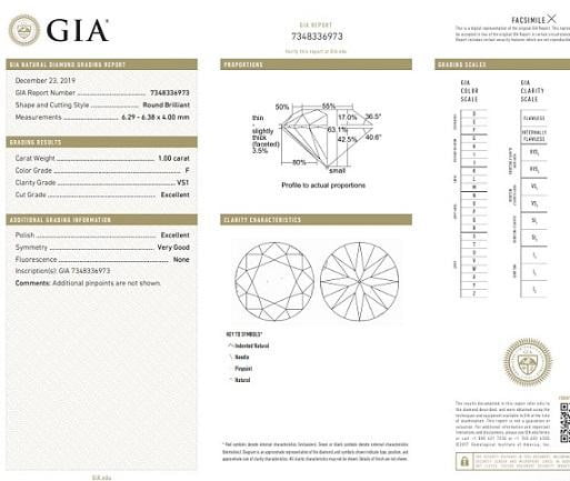 18K Rose Gold 1.00 Carat Round Brilliant Cut Solitaire Diamond Ring F/VS1-Bellagio - Pobjoy Diamonds