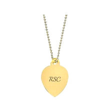 Load image into Gallery viewer, 9K Yellow Gold Small Heart Tag &amp; Neck Chain - Pobjoy Diamonds