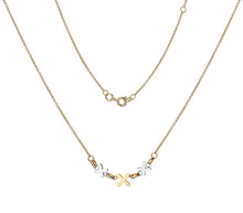 Load image into Gallery viewer, Ladies 9K Yellow Gold Hugs &amp; Kisses Pendant Necklace-Pobjoy Diamonds