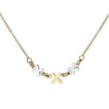 Load image into Gallery viewer, Ladies 9K Yellow Gold Hugs &amp; Kisses Pendant Necklace