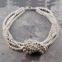 Load image into Gallery viewer, 925 Sterling Silver Knotted Necklace - Pobjoy Diamonds