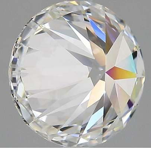 Platinum 4.00 Carat Lab Grown Round Brilliant Cut Diamond Ring E/VS1