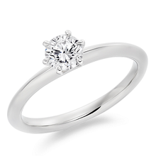 Load image into Gallery viewer, Gold Round Brilliant Cut Solitaire Lab Grown Diamond Ring