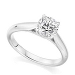 5.00 Carat Lab Grown Diamond Solitaire Ring E/VS1 - Pobjoy Diamonds