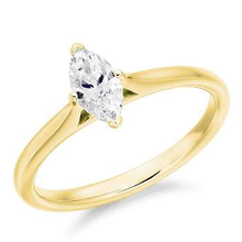 Load image into Gallery viewer, Gironde Four Prong Marquise Cut Diamond Ring - Pobjoy Diamonds - Pobjoy Diamonds