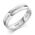 950 platinum gents 0.25 carat weight diamond civil partnership or dress ring from Pobjoy