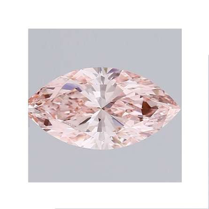 Fancy Intense Pink Marquise Cut Lab Grown Diamond 1.08 Carat VS1 - Pobjoy Diamonds
