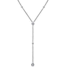 Load image into Gallery viewer, 18K White Gold Ladies Diamond Necklace 0.32 CTW - Pobjoy Diamonds