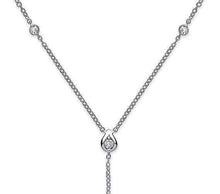 Load image into Gallery viewer, 18K White Gold Ladies Diamond Necklace 0.32 CTW - Pobjoy Diamonds