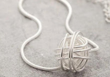 Load image into Gallery viewer, Handmade Silver Nest Necklace - Pobjoy Diamonds
