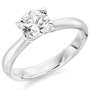 Diamond solitaire rings configure Pobjoy Diamonds