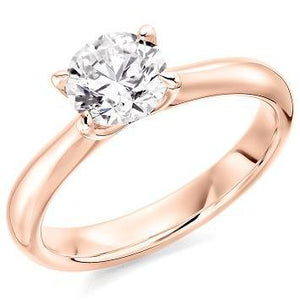 Diamond solitaire rings configure Pobjoy Diamonds UK