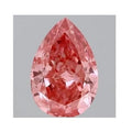 Fancy Vivid Pink Pear Shape Lab Grown Diamond 1.30 Carat