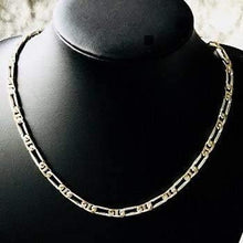 Load image into Gallery viewer, 9K Yellow Gold &amp; Sterling Silver Anchor Link Necklace - Pobjoy Diamonds