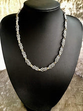Load image into Gallery viewer, 9K Yellow Gold &amp; Sterling Silver Ladies Filgree Necklace - Pobjoy Diamonds