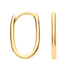 Load image into Gallery viewer, 9K Yellow Gold Hinged Hoop Earrings - Pobjoy Diamonds