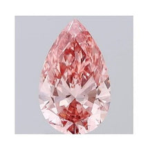 Load image into Gallery viewer, Fancy Vivid Pink Pear Shaped Lab Grown Diamond 1.51 Carat