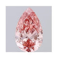Fancy Vivid Pink Pear Shaped Lab Grown Diamond 1.51 Carat