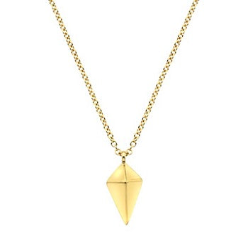 Yellow Gold Kite Pendant Necklace-Pobjoy