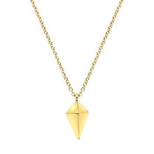 Load image into Gallery viewer, Yellow Gold Kite Pendant Necklace-Pobjoy