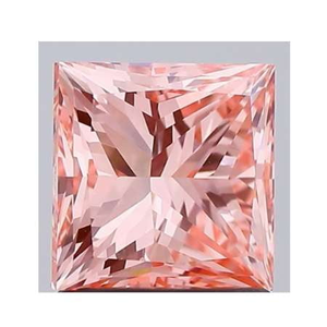 Fancy Vivid Pink Princess Cut Lab Diamond 1.53 Carat - Pobjoy Diamonds