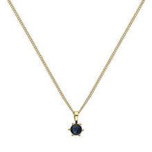 Load image into Gallery viewer, 9K Gold Ladies Sapphire Pendant Necklace - Pobjoy Diamonds