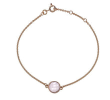 Load image into Gallery viewer, 9K Rose Gold &amp; Rose Quartz Adjustable Ladies Bracelet - Pobjoy Diamonds