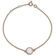 Load image into Gallery viewer, 9K Rose Gold &amp; Rose Quartz Adjustable Ladies Bracelet - Pobjoy Diamonds
