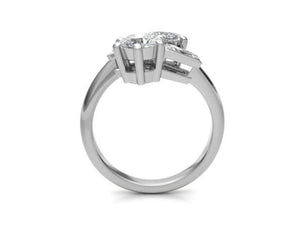18K Gold 1.60 Carat Four Diamond Set Engagement Ring - F/VS2 - Pobjoy Diamonds