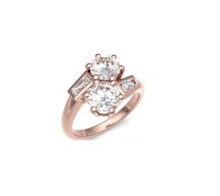 Load image into Gallery viewer, 18K Gold 3.00 Carat Four Diamond Set Engagement Ring - F/VS2 - Pobjoy Diamonds