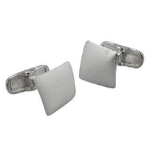 Load image into Gallery viewer, Silver Matt Finish Cufflinks - Pobjoy Diamonds