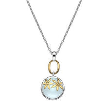 Load image into Gallery viewer, Sterling Silver Aqua Chalcedony Drop Pendant &amp; Necklace - Pobjoy Diamonds