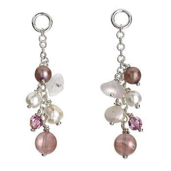 Freshwater Cultured Pearl & Sterling Silver Bead Drop Earrings - Pobjoy Diamonds