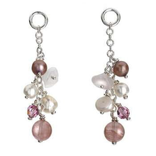 Load image into Gallery viewer, Freshwater Cultured Pearl &amp; Sterling Silver Bead Drop Earrings - Pobjoy Diamonds