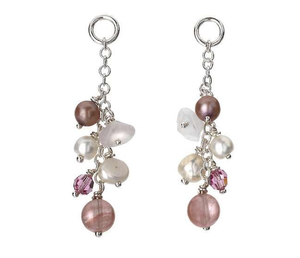 Freshwater Cultured Pearl & Sterling Silver Bead Drop Earrings - Pobjoy Diamonds