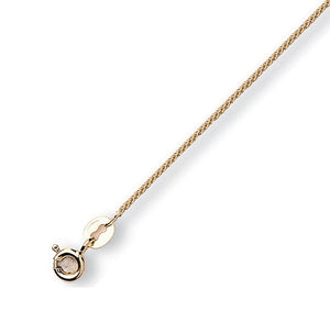 9K Yellow Gold Ladies Spiga Neck Chain - Pobjoy Diamonds